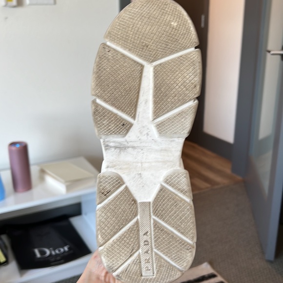 Prada Black and Red Sock Sneakers Size US 9 - Picture 4 of 4